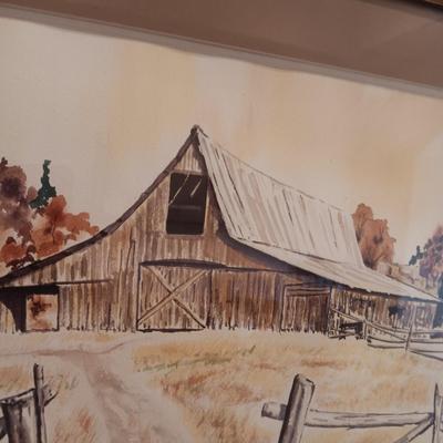 ORIGINAL WATERCOLOR BY RUDGE '85