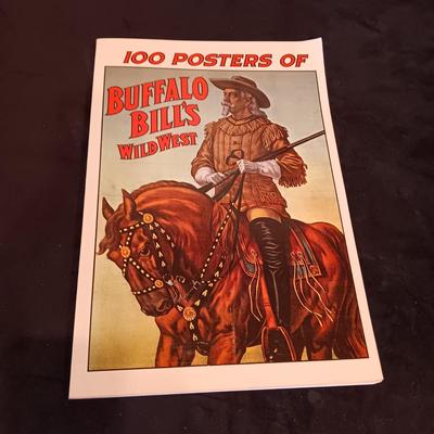 COFFEE TABLE BOOK OF 100 POSTERS OF BUFFALO BILL'S WILD WEST & MORE