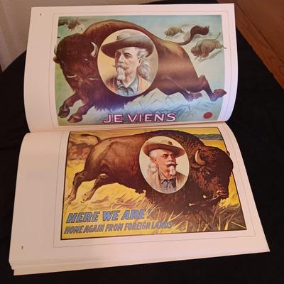 COFFEE TABLE BOOK OF 100 POSTERS OF BUFFALO BILL'S WILD WEST & MORE