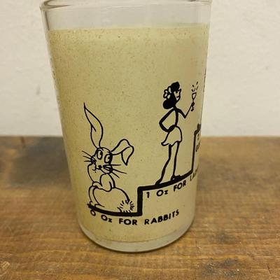 Vintage 1960s 'Say When!' Shotglass