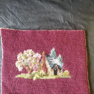 Vintage Handmade Lot of Needlepoint / Cross Stitch