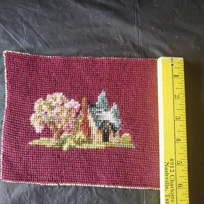 Vintage Handmade Lot of Needlepoint / Cross Stitch
