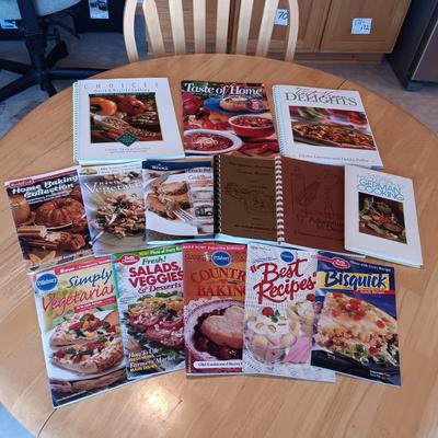 RECIPE PAMPHLETS AND COOK BOOKS