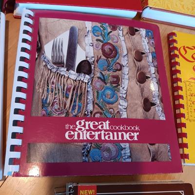 BOX FULL OF YEARS OF RECIPES AND SELECT COOK BOOKS