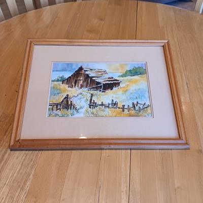 WATERCOLOR "SEA RANCH" BY NOREEN BETTEN