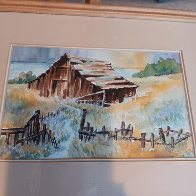 WATERCOLOR "SEA RANCH" BY NOREEN BETTEN