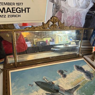 Lot 21: Art, Long Amazing Mirror, Atari Books, Steinberg Poster & More