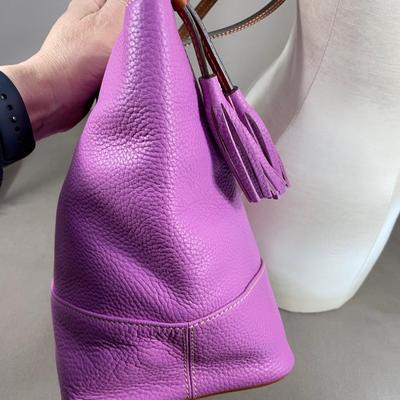 Dooney & Bourke Lilac Pebble Leather Tobi Tote New!