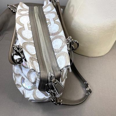 Coach Canvas Kristina Op Art Handbag NWT!