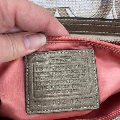 Coach Canvas Kristina Op Art Handbag NWT!