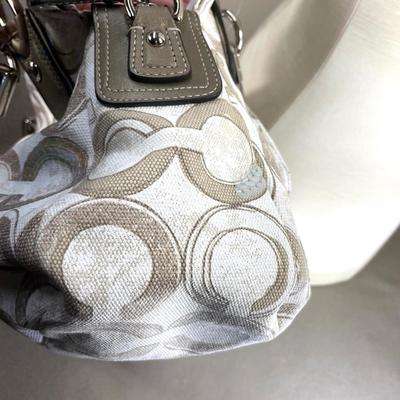 Coach Canvas Kristina Op Art Handbag NWT!