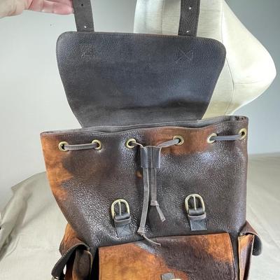 Corral Boots Leather Backpack New!