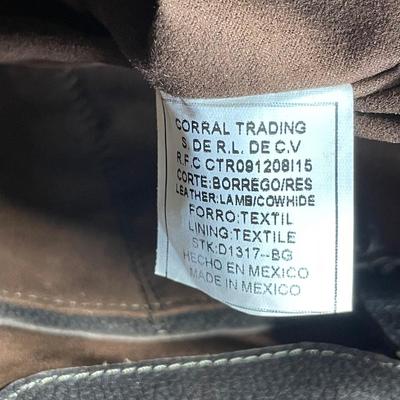 Corral Boots Leather Backpack New!