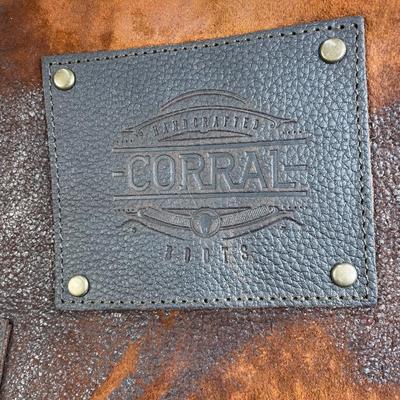 Corral Boots Leather Backpack New!