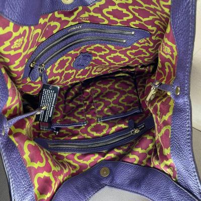 orYANY Purple Leather Hobo NEW!