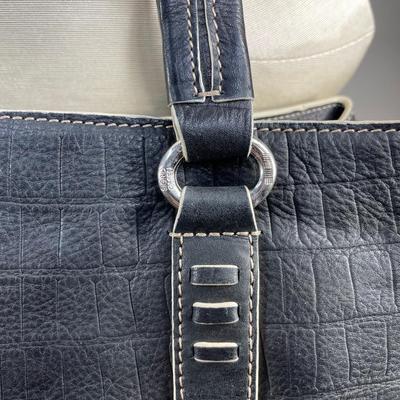 Vintage Sigrid Olson Black Leather Handbag New!