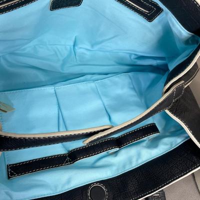 Vintage Sigrid Olson Black Leather Handbag New!