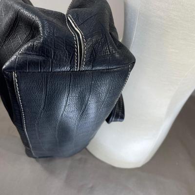 Vintage Sigrid Olson Black Leather Handbag New!