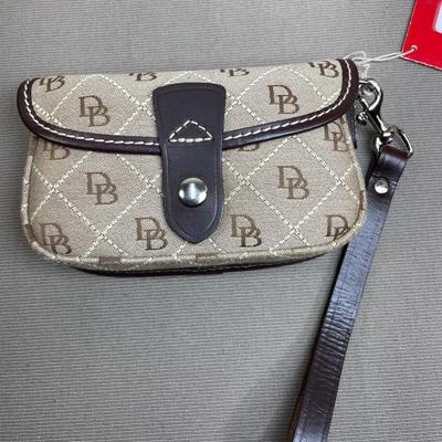 Dooney & Bourke Flap Wristlet New!