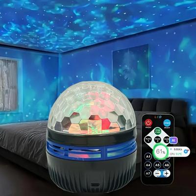 Starry Sky Starlight LED Projection Lamp, Bedroom Indoor Decoration Atmosphere Projector Light, Decorative for Weddings, Birthday...