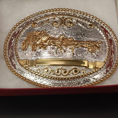 GIST SILVERSMITH HAND MADE HAND ENGRAVED BELT BUCKLE