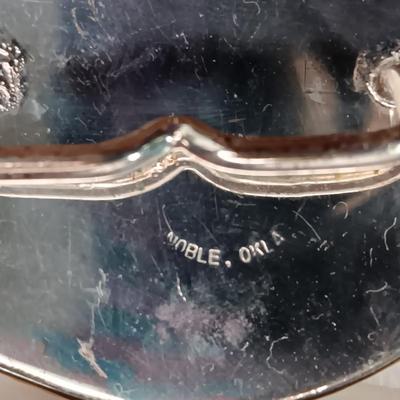 GIST SILVERSMITH HAND MADE HAND ENGRAVED BELT BUCKLE