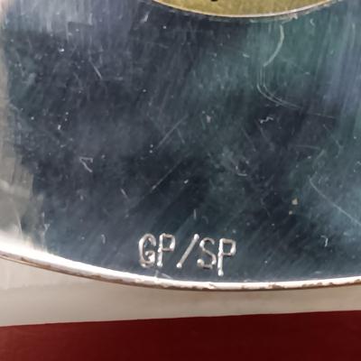 GIST SILVERSMITH HAND MADE HAND ENGRAVED BELT BUCKLE