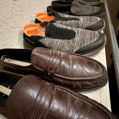 Mens's Closet Lot w/ suitcases