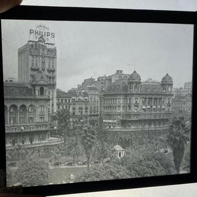 antique BRAZIL & RIO DE JANEIRO 1920s MAGIC LANTERN SLIDES 