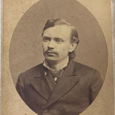antique CABINET CARD PORTRAIT PHOTO 1879