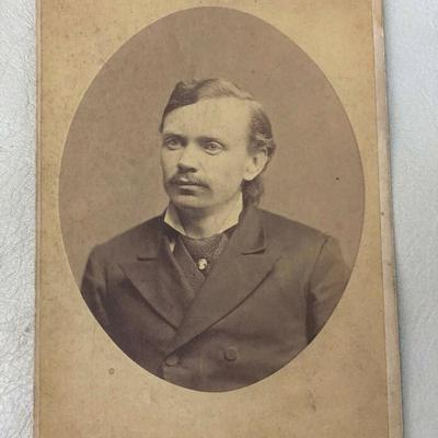 antique CABINET CARD PORTRAIT PHOTO 1879