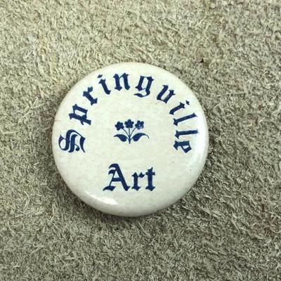 rare vintage SPRINGVILLE ART MUSEUM UTAH PINS c1941