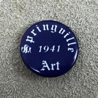 rare vintage SPRINGVILLE ART MUSEUM UTAH PINS c1941