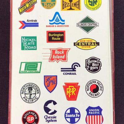 vintage RAILROAD PLAYING CARD DECK