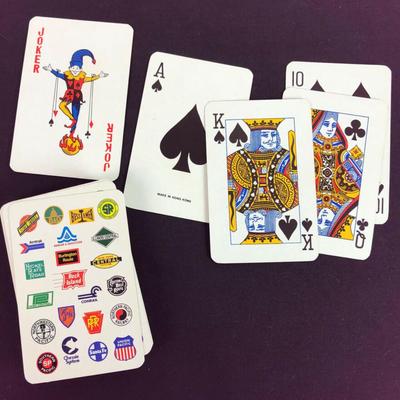 vintage RAILROAD PLAYING CARD DECK