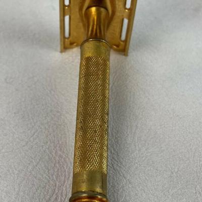 Vintage Gold Plated Gilltte Safety Razor