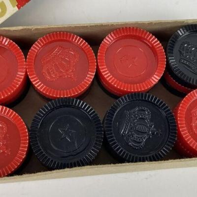 vintage WHITMAN CROWN CHECKERS SET 