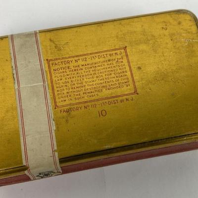 EL ROI TAN SMALL CIGAR TIN c1920