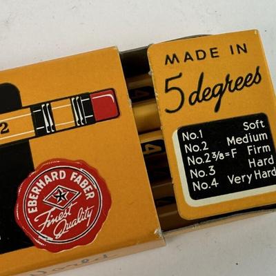 EBERHARD FABER MONGOL 482 PENCILS partial box