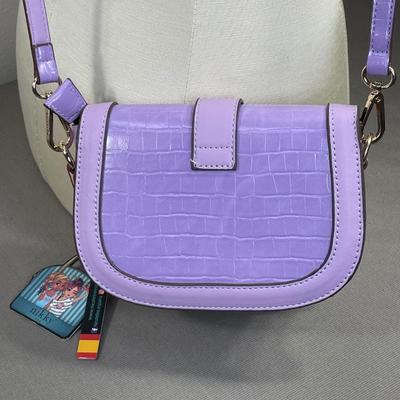 Nicole Lee Nikki Lavender Crossbody Bag NEW!