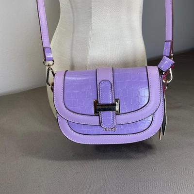 Nicole Lee Nikki Lavender Crossbody Bag NEW!