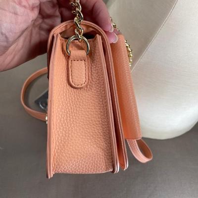 Peach Bow Crossbody Handbag NEW!