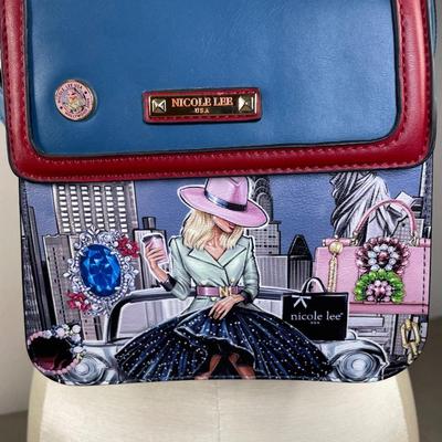 Nicole Lee mini Backpack and cosmetic bag set NEW!