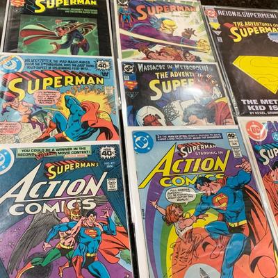 Superman Comic Book Lot