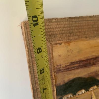 Joao Olibio Framed Vintage Veneer Art