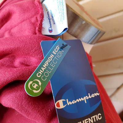 Vintage Champion Red Caldwell University Sweatshirt / Hoodie New with Tags