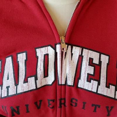 Vintage Champion Red Caldwell University Sweatshirt / Hoodie New with Tags