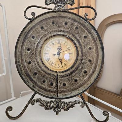Metal clock