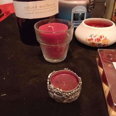 LUMINARA AND A VARIETY OF CANDLES