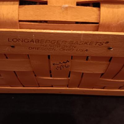 2 CHRISTMAS COLLECTION LONGABERGER BASKETS